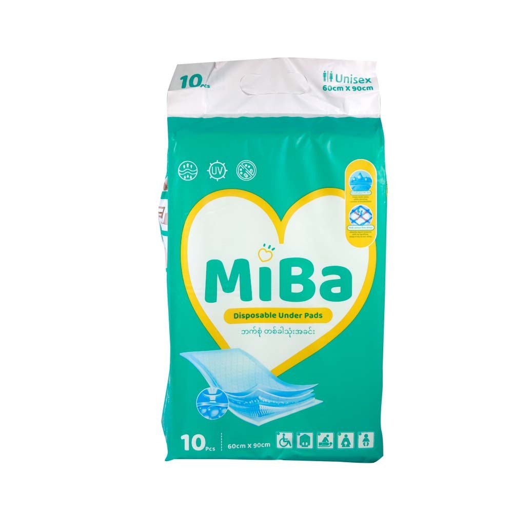 Miba Baby Disposable Under Pads 60 x 90cm 10PCS