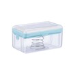Multifunctional Soap Box Holder with Drainer Tray KPTBPC00030 Blue