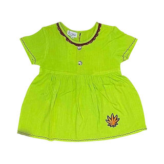 Lavender Girl Spant Dress Design 22 (Green) Size-L