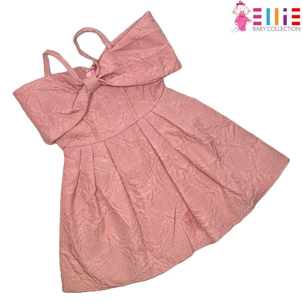 Ellie Baby Formal Dress Pink 7T CMO15