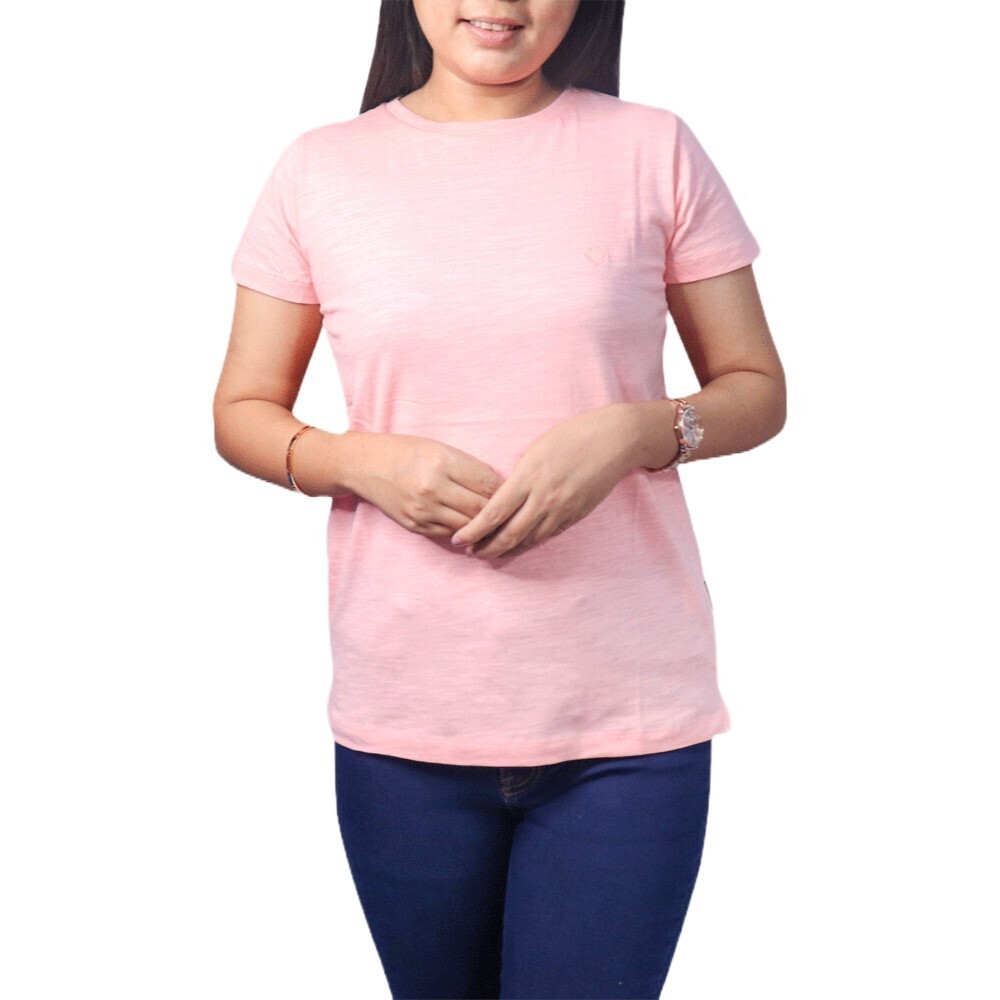 Cottonfield Women Short Sleeve Plain T-shirt C97 (Small)