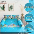 Rosemary 100% Cotton Double Bedsheet 5PCS Set CHIBS6-F12715