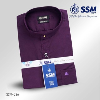 Madarin Collar Shirt Short Sleeve Over (Tortilla Brown) SSM-O-P-S-069