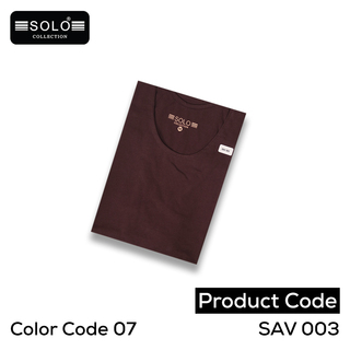 SOLO COLLLECTION Men Plain Vest SAV 003 (Code 08-XXL)