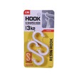 KM S Shape Hook 6PCS 3KG No.6311