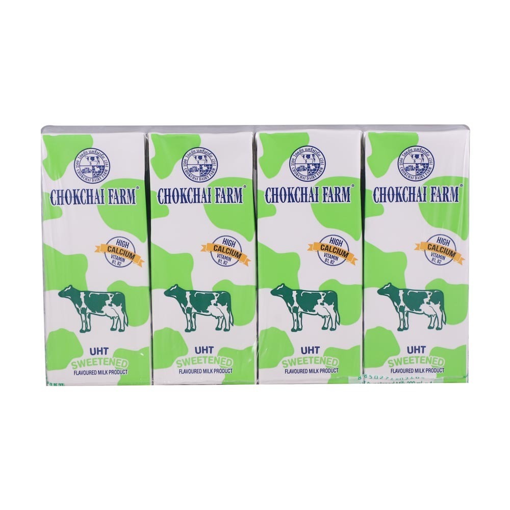 Chokchai Farm UHT Sweetened Flavoured Milk 200MLx4PCS
