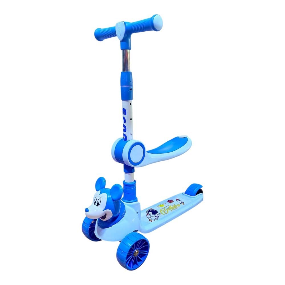Baby Cele Kids Scooter With Seat (Mickey) Blue 12537