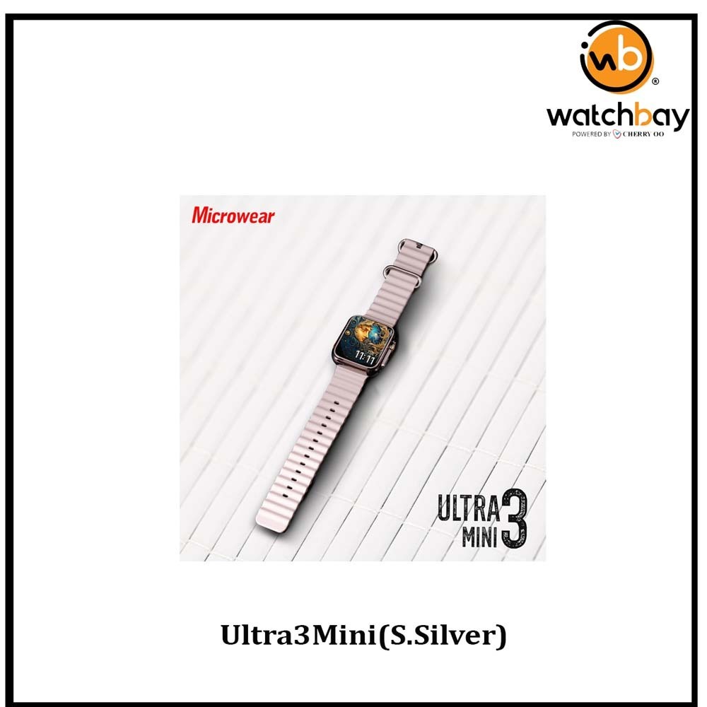 Microwear Women Watch Ultra3Mini(S.Silver) Cherry Oo