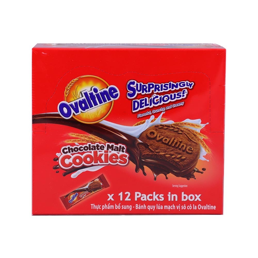 Ovaltine Cookies With  Choco Malt Cream 360G