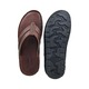 Sin Pauk Men Leather Slipper YS-005 Brown (No-43)