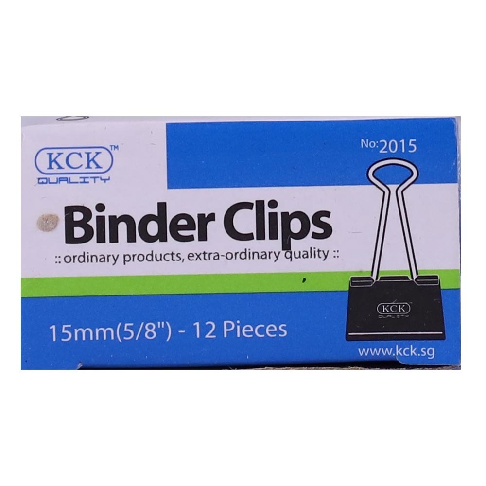 Kck Binder Clips 15MM 12PCS NO.2015