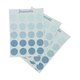 Jourcole  Circles and Dots Sticker One Sheet Journaling Deco Sticker  3.5x5inches JC0019 Blue