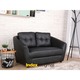 Winner H-MAX PVC 2/S Sofa Black