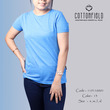 Cottonfield Women Short Sleeve Plain T-shirt C13 (Medium)