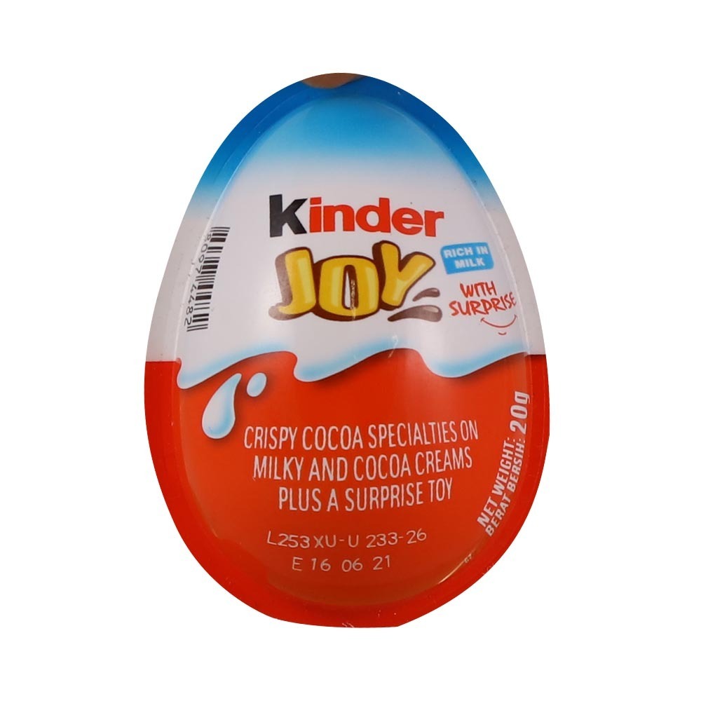 Kinder Joy Chocolate For Boys 20G
