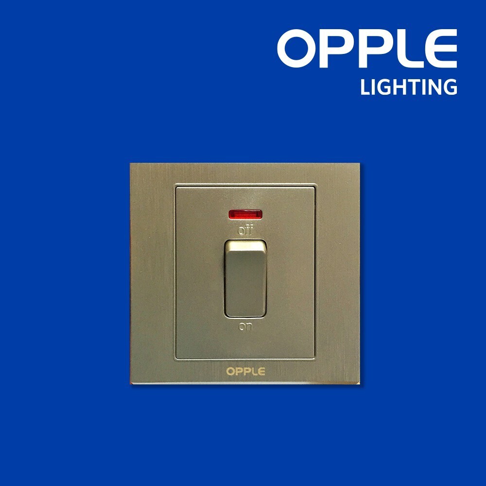 OPPLE OP-C022001A-20A-J-GOLD (Water heater switch) Switch and Socket (OP-21-112)