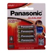 Panasonic Alkaline Battery Lr03T 4B 4Pcs