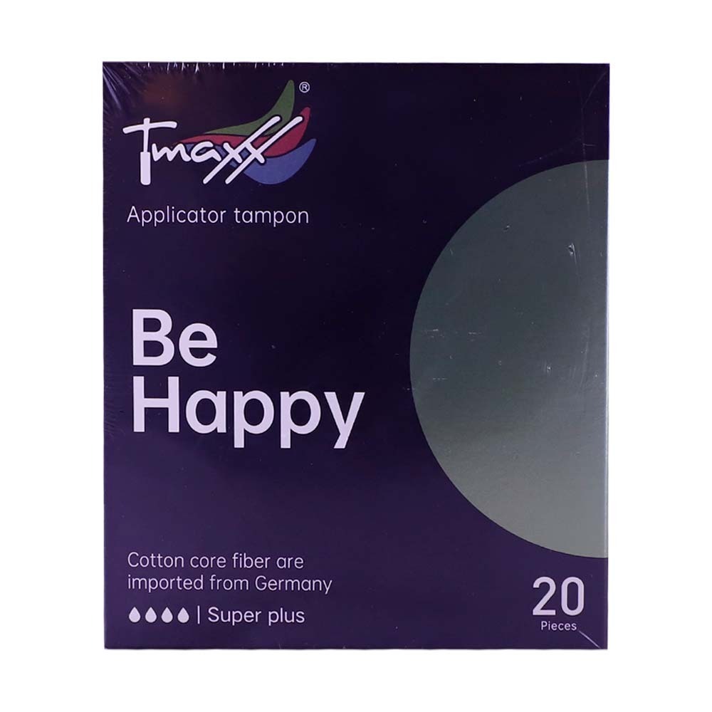 Tmaxx Tampon With Applicator Be Happy Super Plus 20PCS