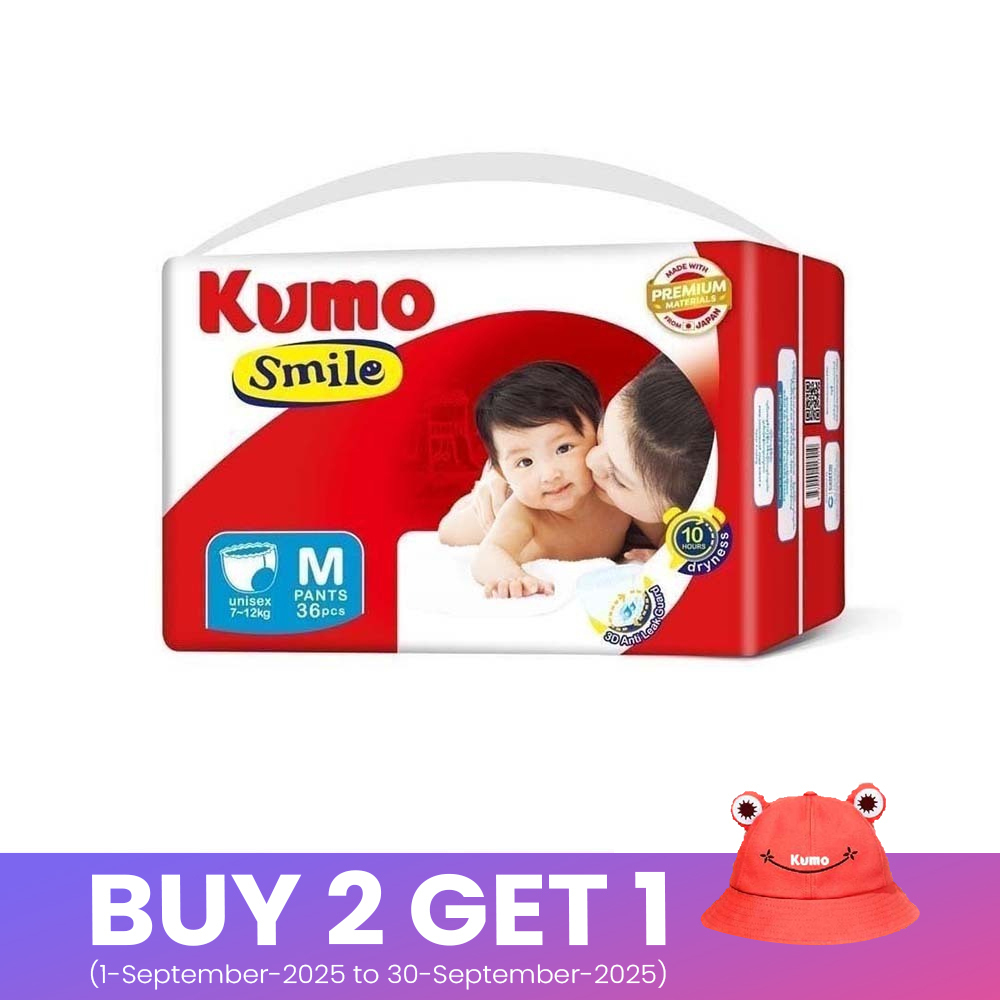 Kumo Smile Jumbo Pants Medium (1Pack x 36PCS)