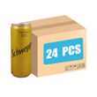 Schweppes Tonic Water Carbonated Soft Drink 330MLx24PCS