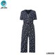 The Ori Women Jumpsuit Black Floral LBB028 (XL)