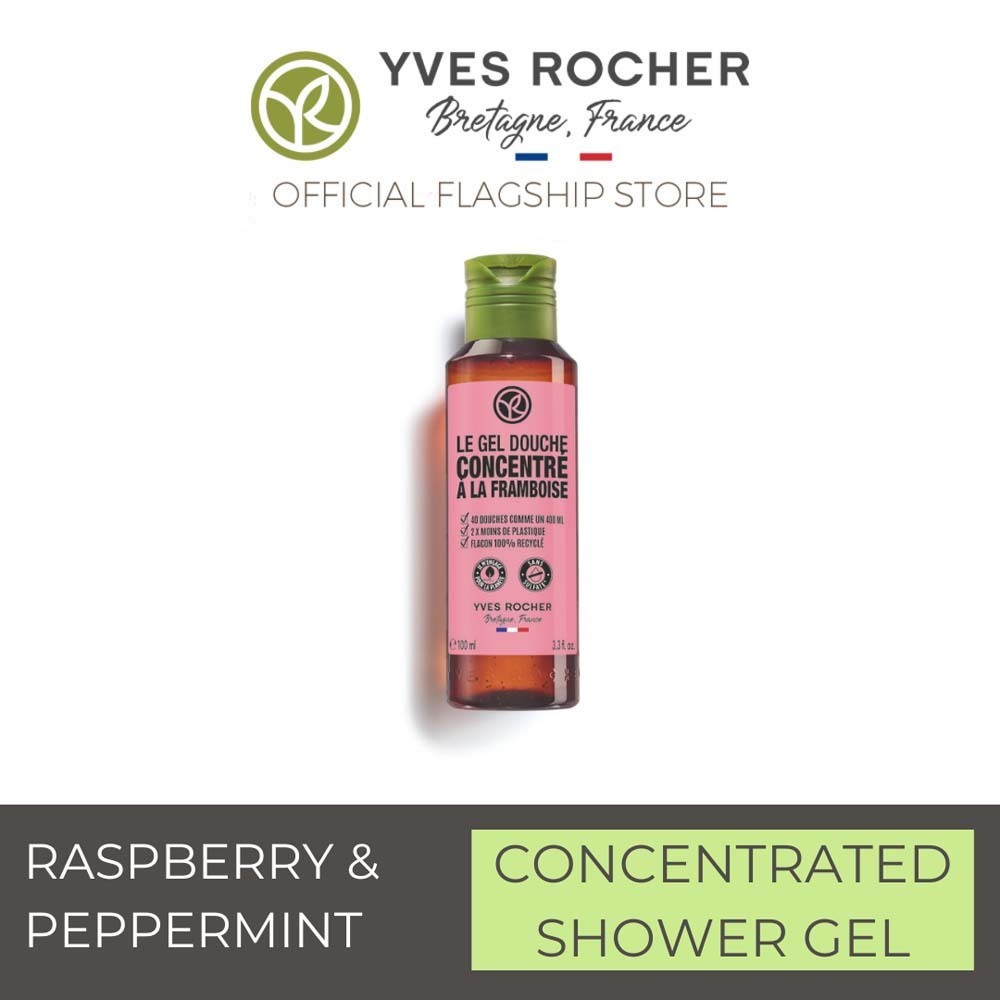 Yves Rocher Concentrated Shower Gel Raspberry Peppermint Peppermint 100ML 78289