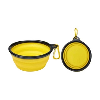 Gue Pet Travel Bowl Yellow