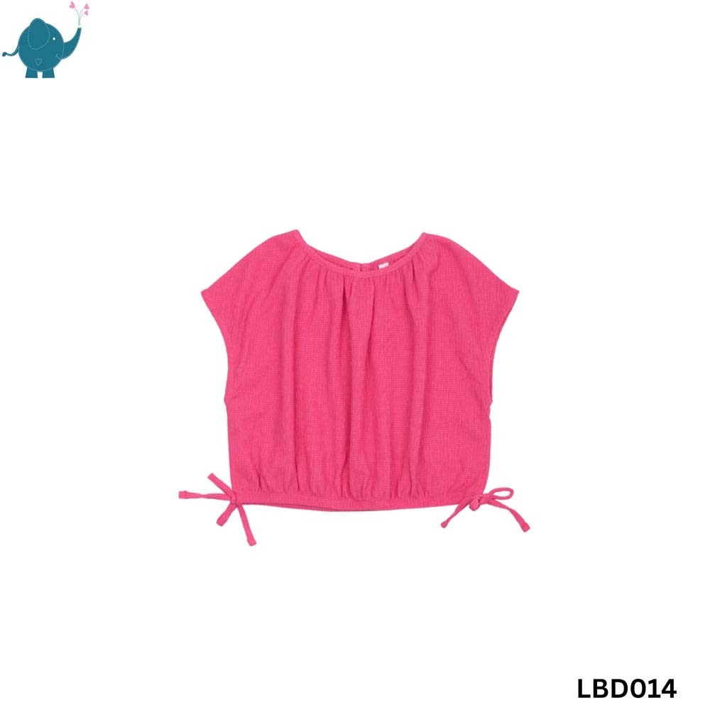 Max & Mia Kid Girl Short-sleeve Top LBD014 Pink 8 Years