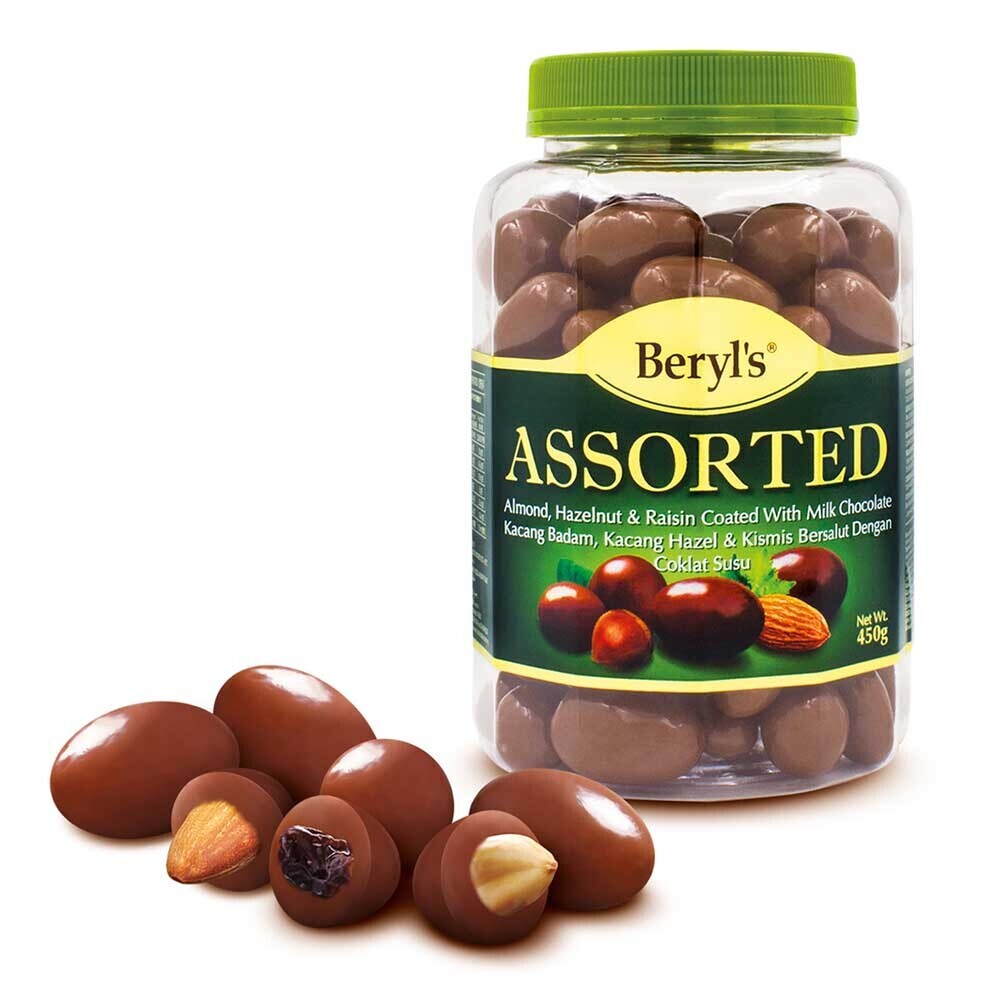 Beryl`S Asst Coated Milk Chocolate 450G