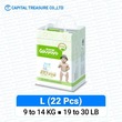 Wuyoyo Baby Diaper Regular Pant L-22PCS 6971102 090425