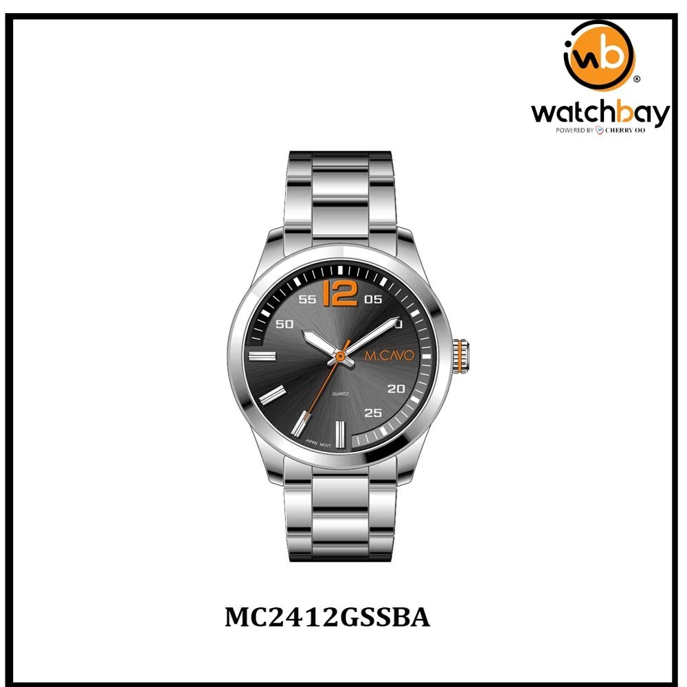 M.Cavo Men Watch MC2412GSSBA Cherry Oo