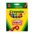 Crayola Jumbo Crayons 8PCS No.52-0389