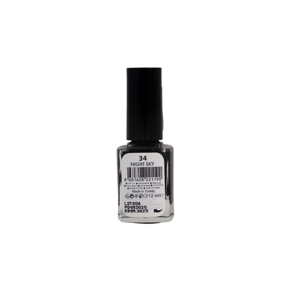 Voi Maxi Brush Nail Enamel 12ML 34 Night Sky