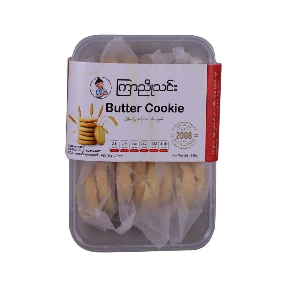 Kyar Nyo Thin Butter Cookies 240G