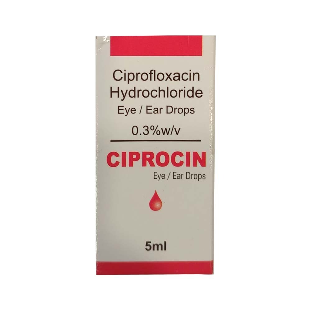 Ciprocin Ciprofloxacin Eye & Ear Drop 5ML