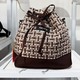 Konoko Bucket Bag (Brown Tweed)