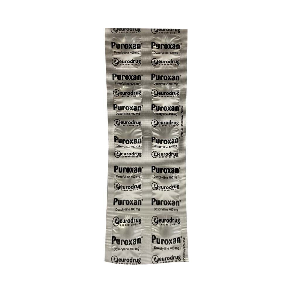 Puroxan Doxofylline 400MG Tablets 10PCS