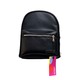 Konoko Leather Mini Backpack Small (Black)