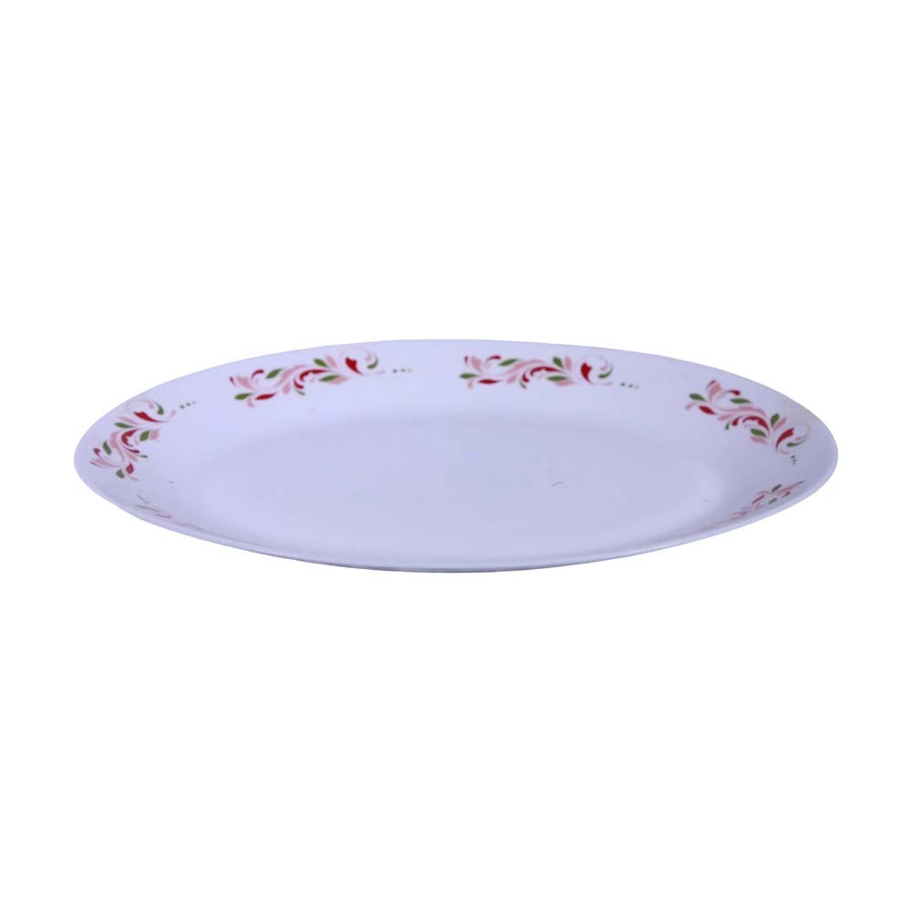 Larah Flare Oval Plate 13in (Skyleaf Pink)