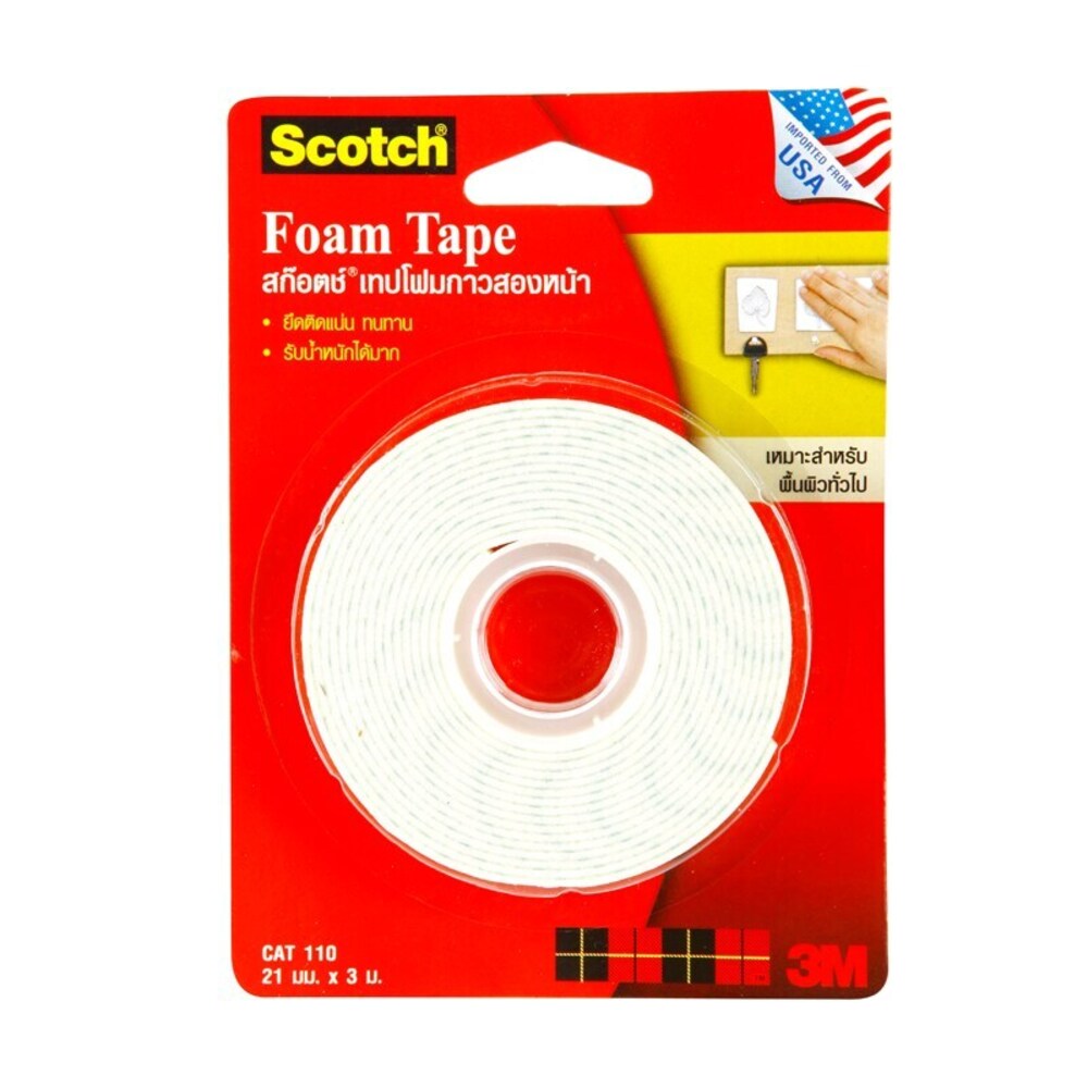 3M Scotch Foam Tape 21MM x 3M Cat 110