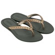 Grendha Todo Dia Glam Ad Flip (No-5) Bronze/Green 119032BF18005