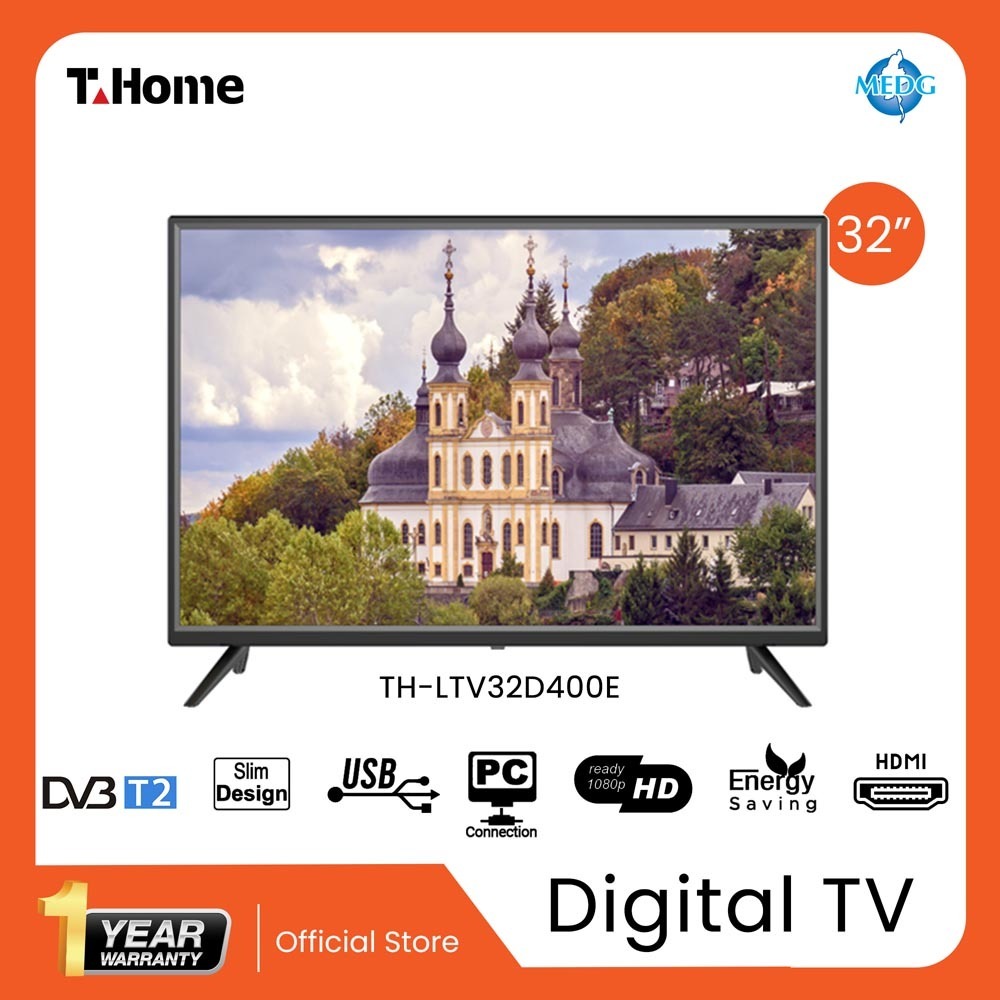 T-Home 32IN Digital TV TH-LTV32D400E