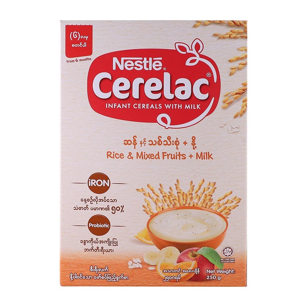 Nestle Cerelac Rice&Mixed Fruits 250G