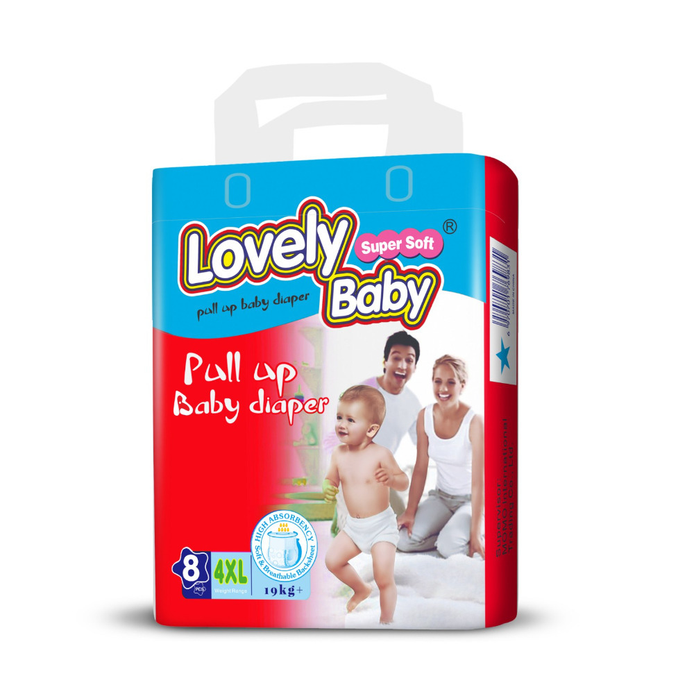 Lovely Baby  Pull Up Baby Diaper 4XL (19KG+) 8PCS
