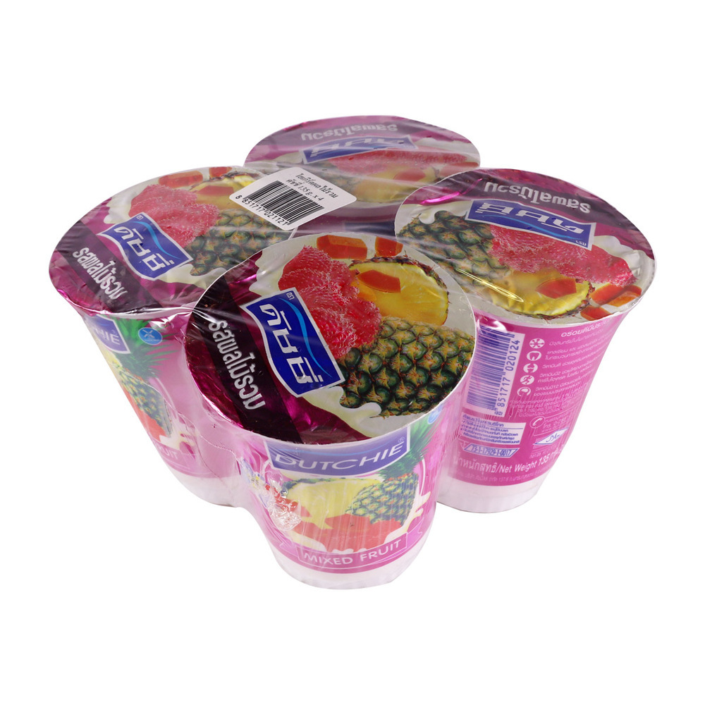 Dutchie Yoghurt Mixed Fruit 135G 4PCS