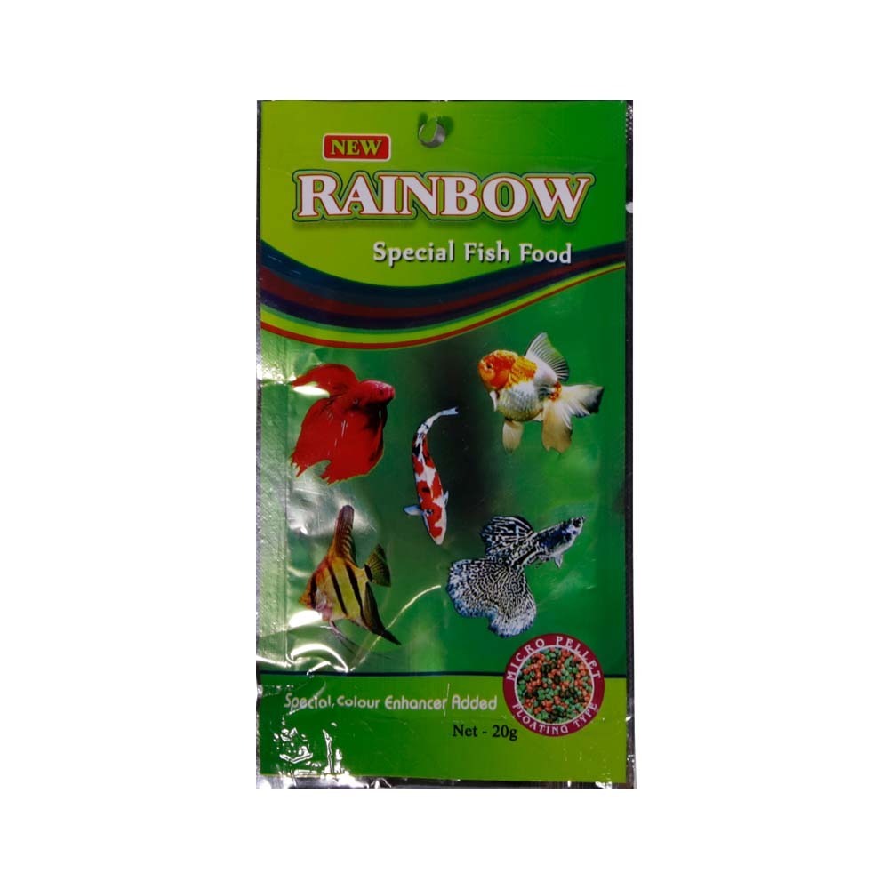 Rainbow Special Aquarium Lucky Fish Food 20G