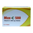 Max-C Vitamin C 500MG Tablets 10PCS x 10