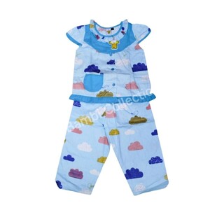 Bambi Baby Night Wear Silk Cotton One Set BAMBI_BABY07_8 Bambi Yellow (7 Years)