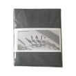S&J Double Bed Sheet Dark grey SJ-01-35