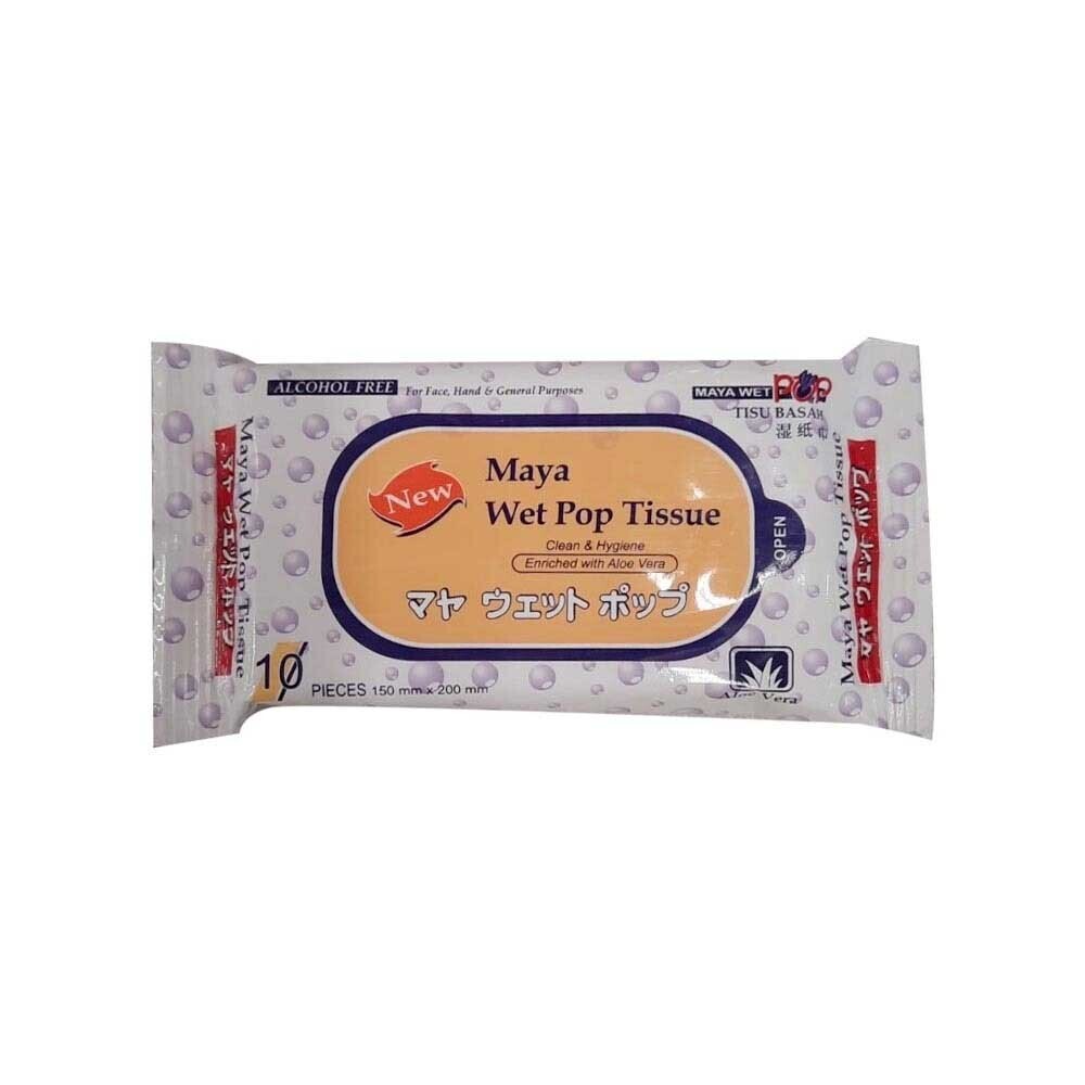 Maya Wet Pop Tissue 10PCS